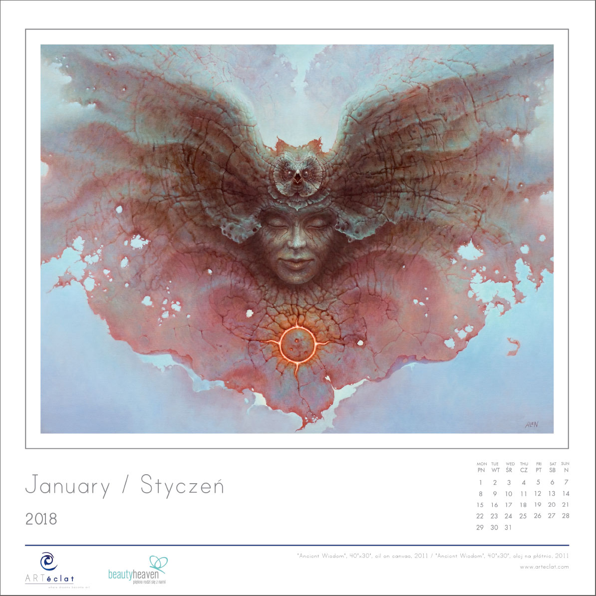 Arteclat calendar - Tomasz Alen Kopera
